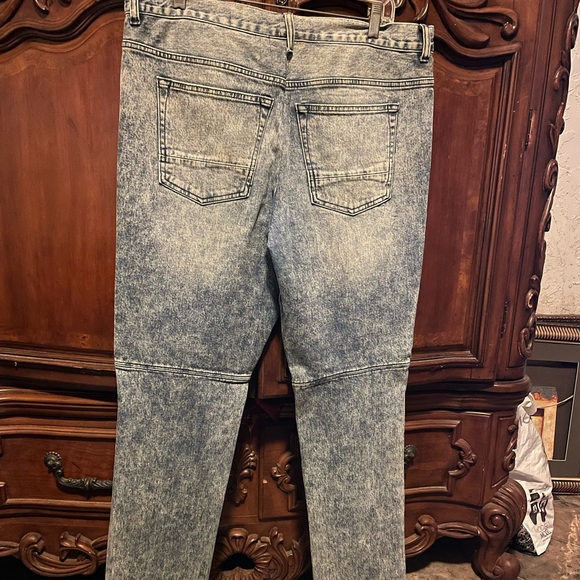 PacSun Jeans Stacked Skinny Jeans With Rips Poshmark
